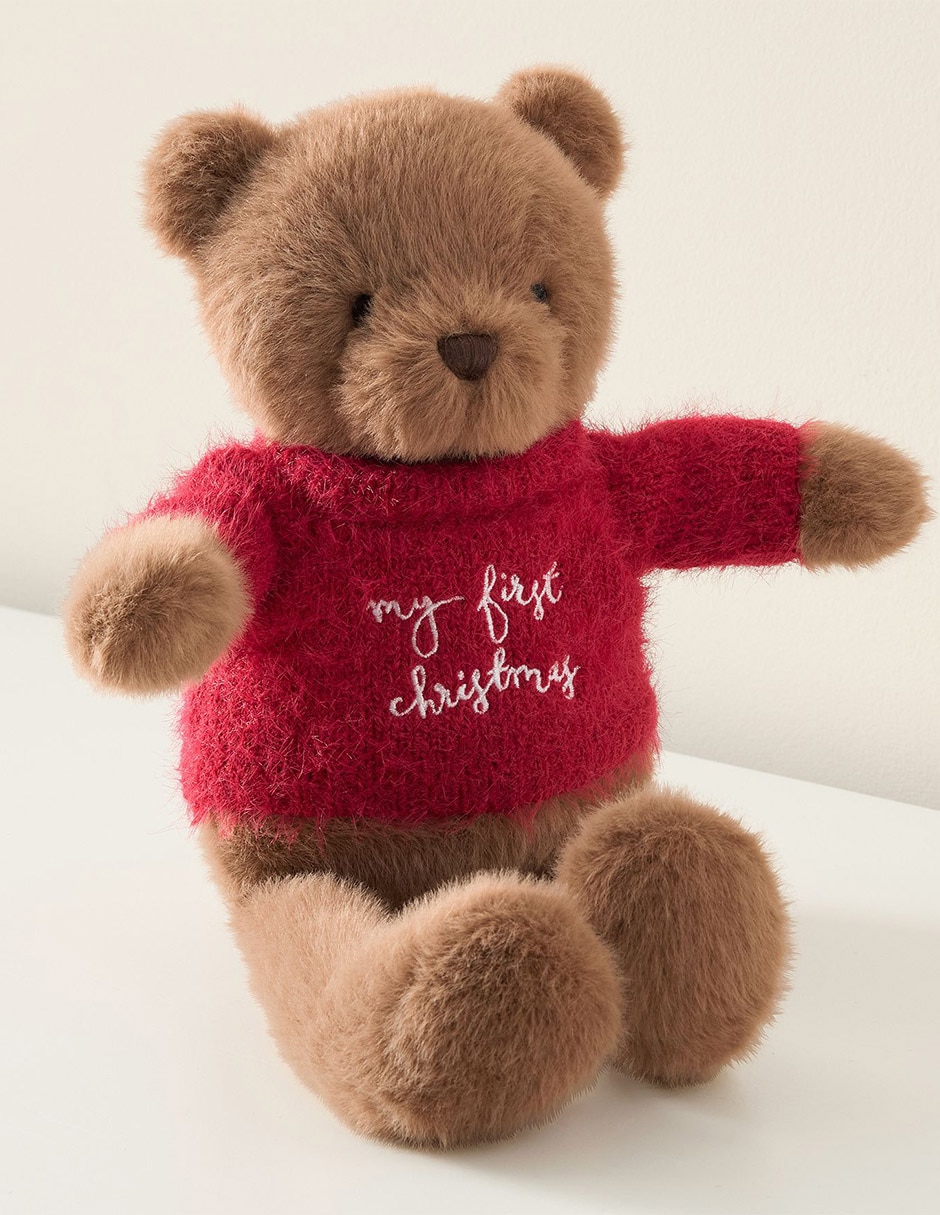 Peluche de oso My First Christmas de 20 cm