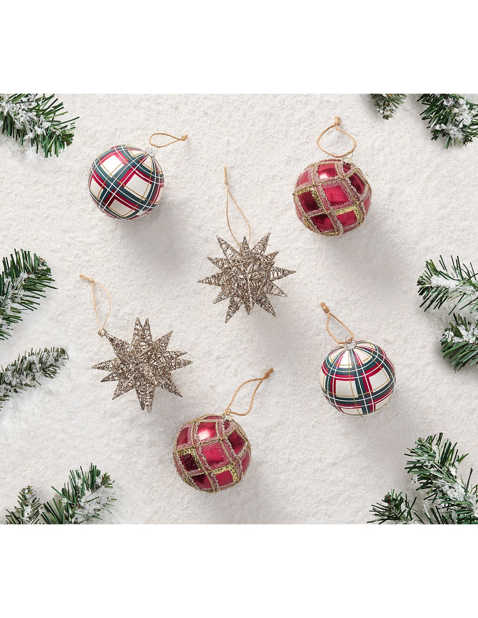 Set de ornamentos diferentes diseños