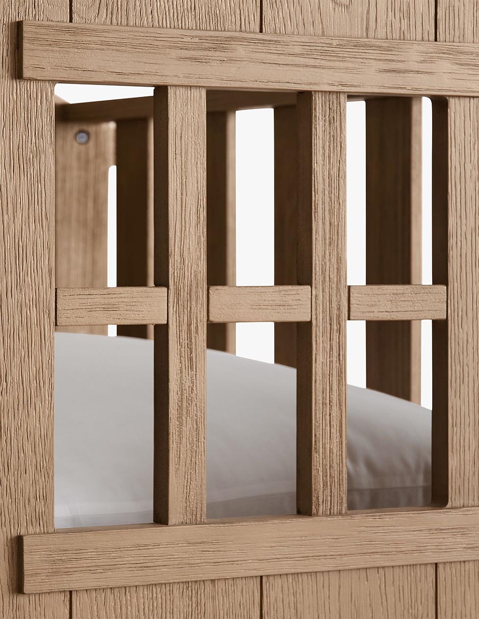 Litera Treehouse Seadrift de madera pino individual