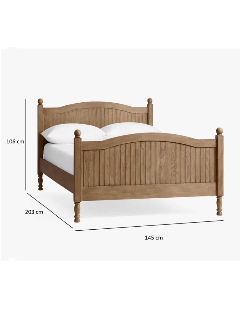 Cama catalina de madera matrimonial 5