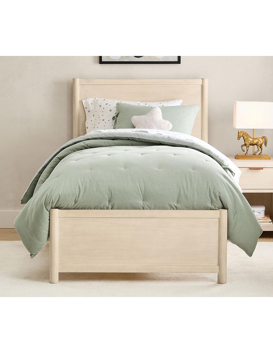 Cama Coronado de madera individual Cama Coronado de madera individual