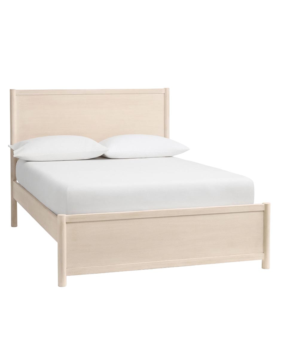 Cama coronado de madera matrimonial
