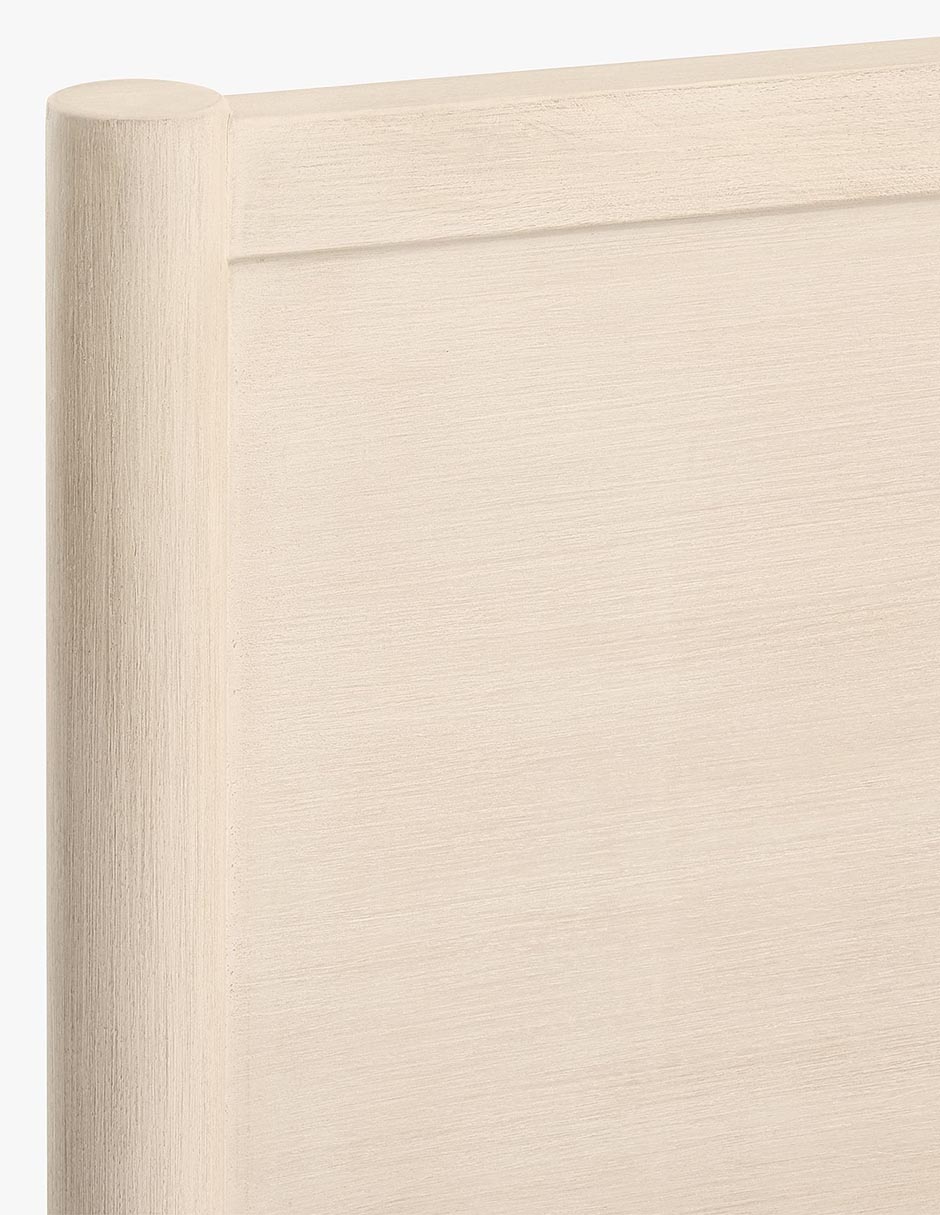 Cama coronado de madera matrimonial