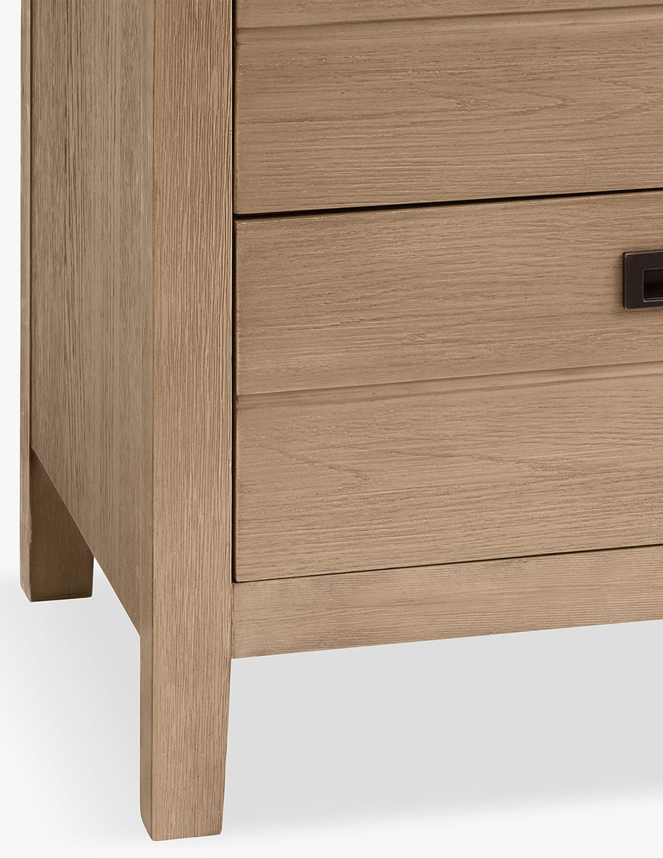 Cómoda Emery de madera pino