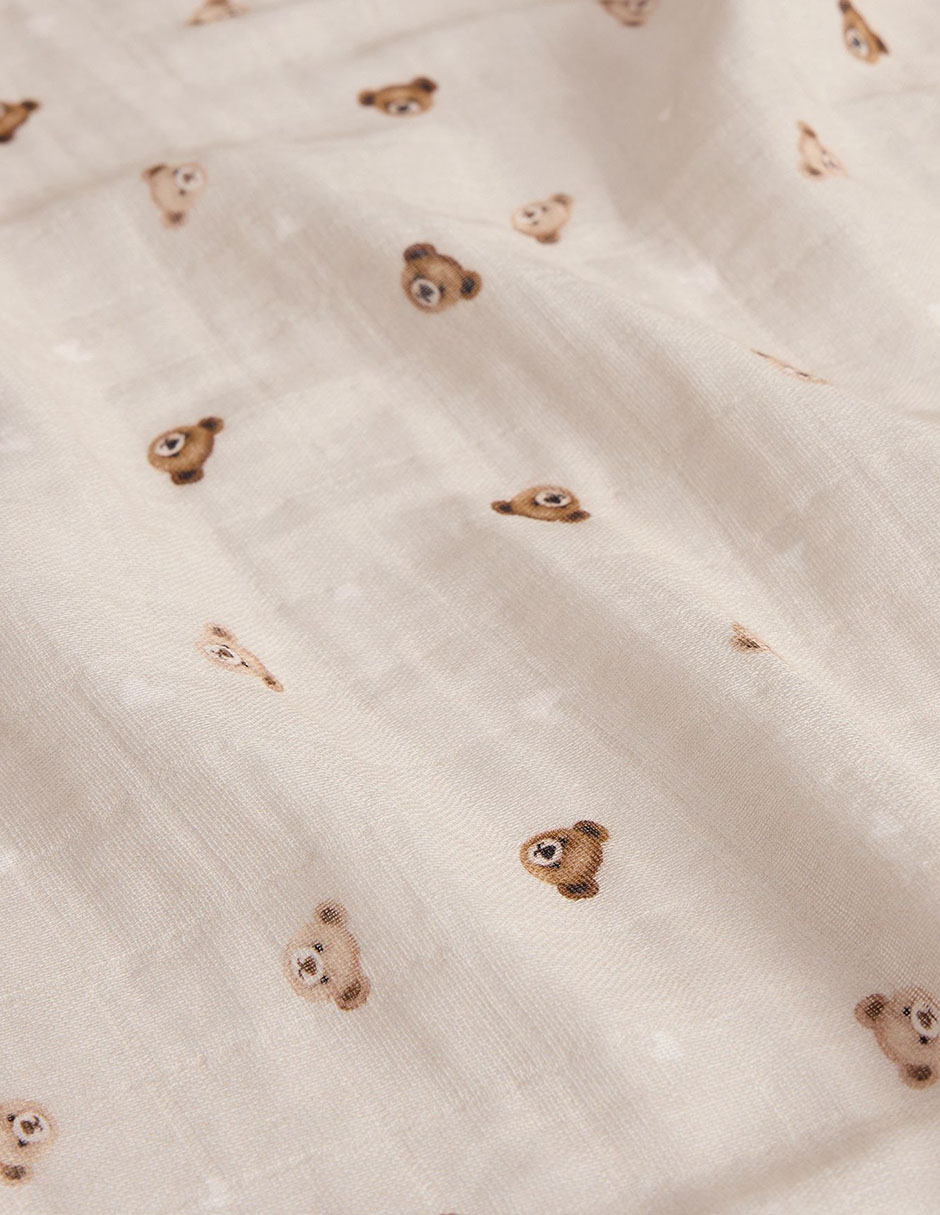 Set muselina Teddy Bear