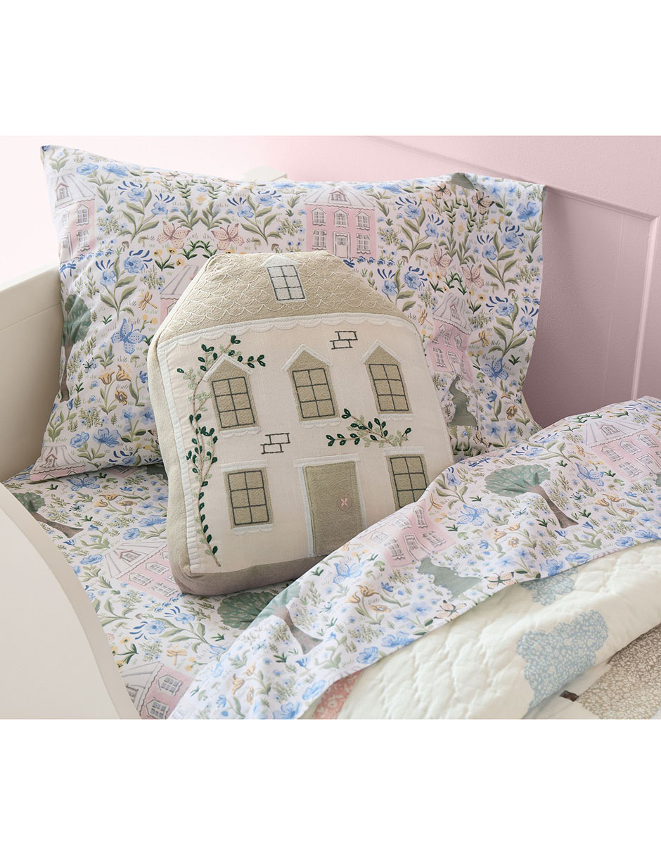 Set sábanas de cuna de algodón 200 hilos Dollhouse