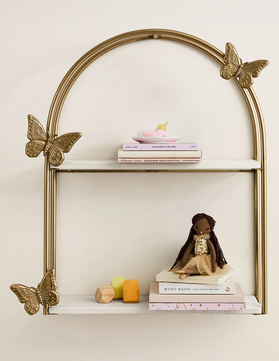 Repisa Gold Butterfly 1