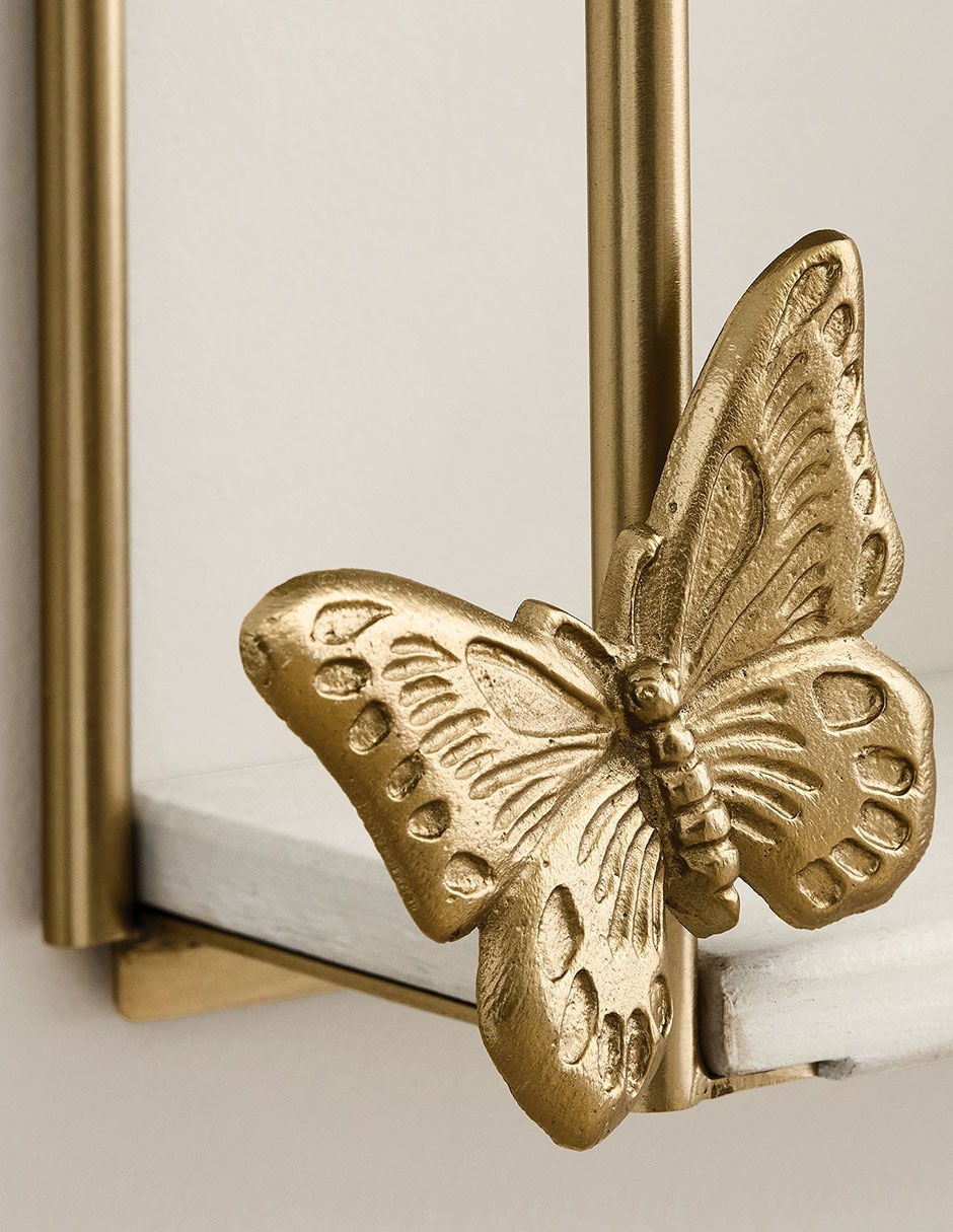 Repisa Gold Butterfly 2
