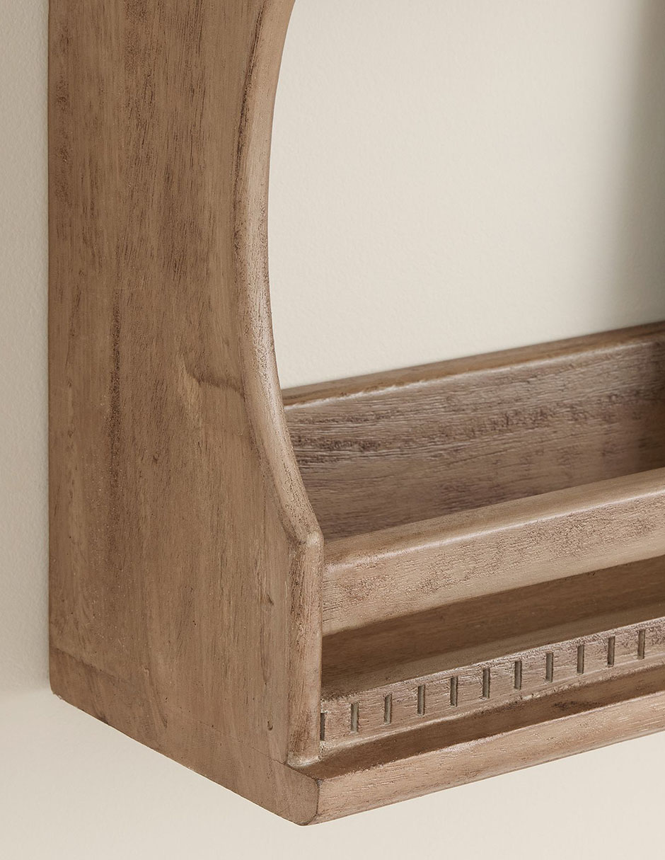 Repisa Arden de madera mango