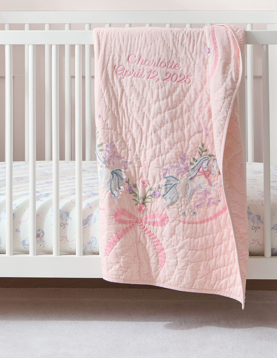 Colcha Unicorn Bows