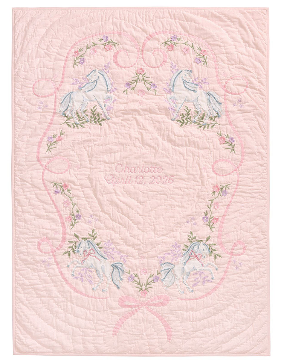 Colcha Unicorn Bows