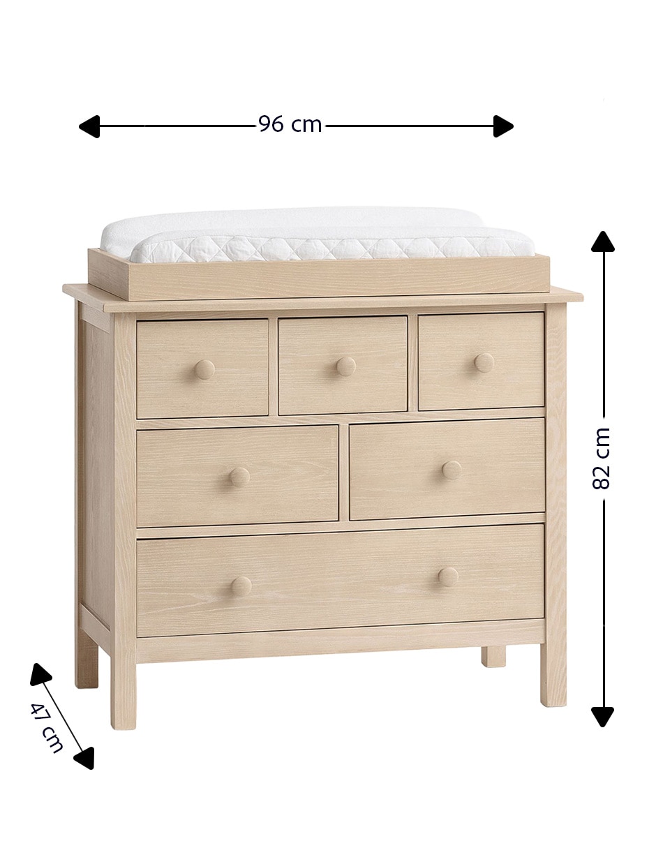 Cambiador Kendall de madera unisex
