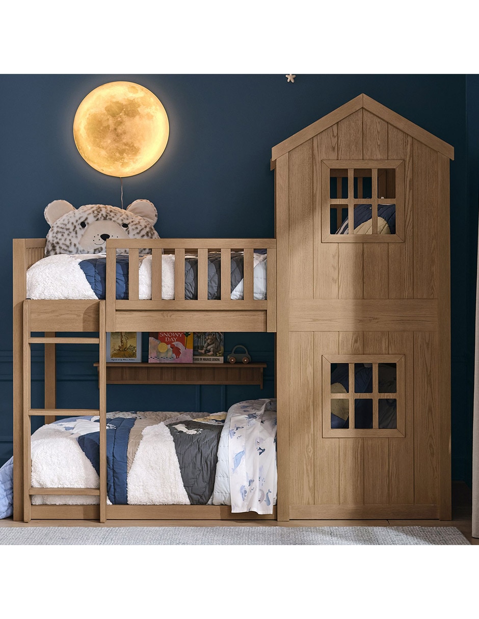 Litera Treehouse de madera individual