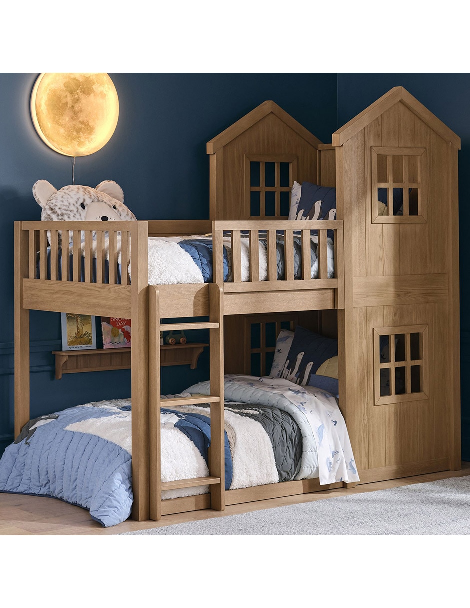 Litera Treehouse de madera individual
