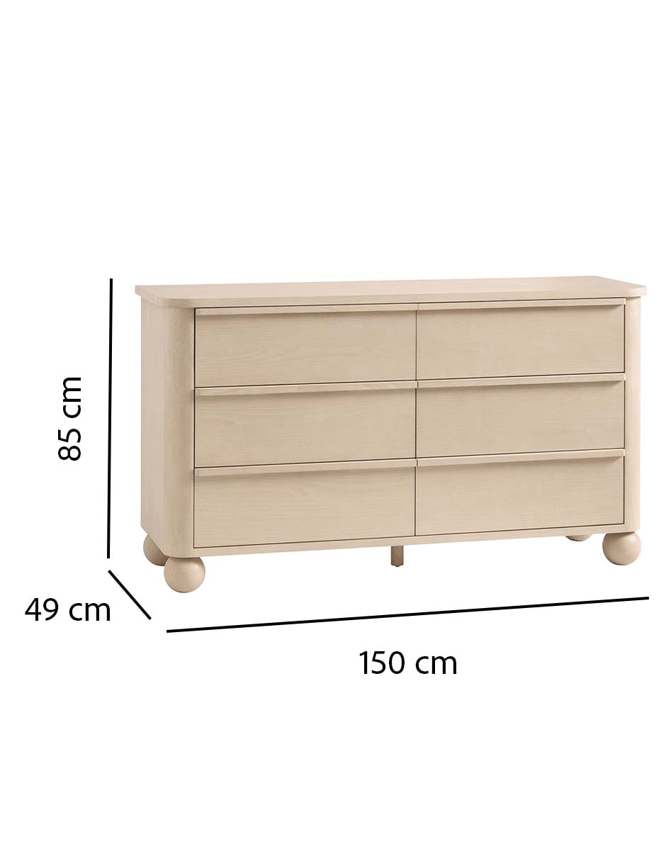 Cómoda palmer de madera 9