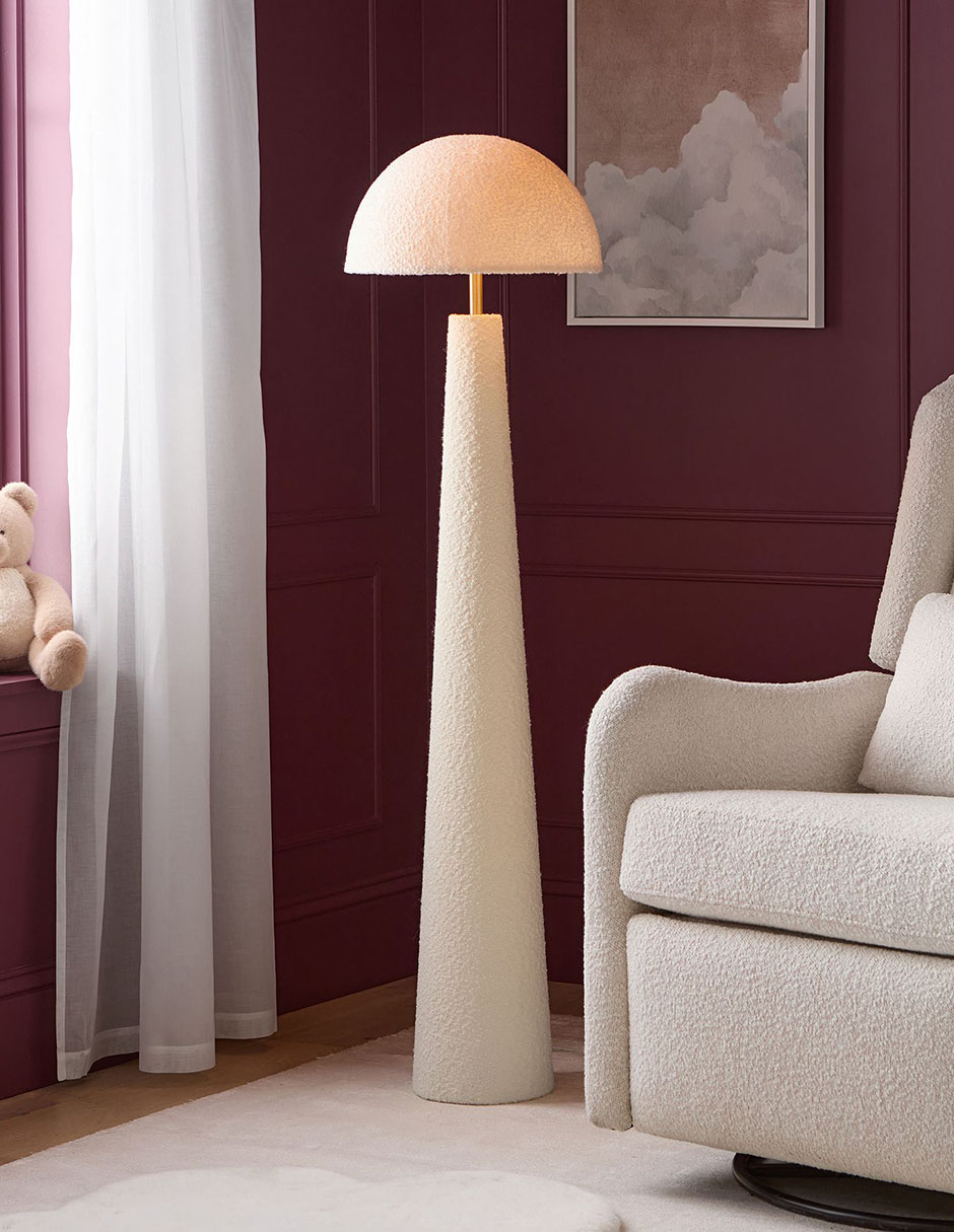 Lámpara de pie led bouclé 1