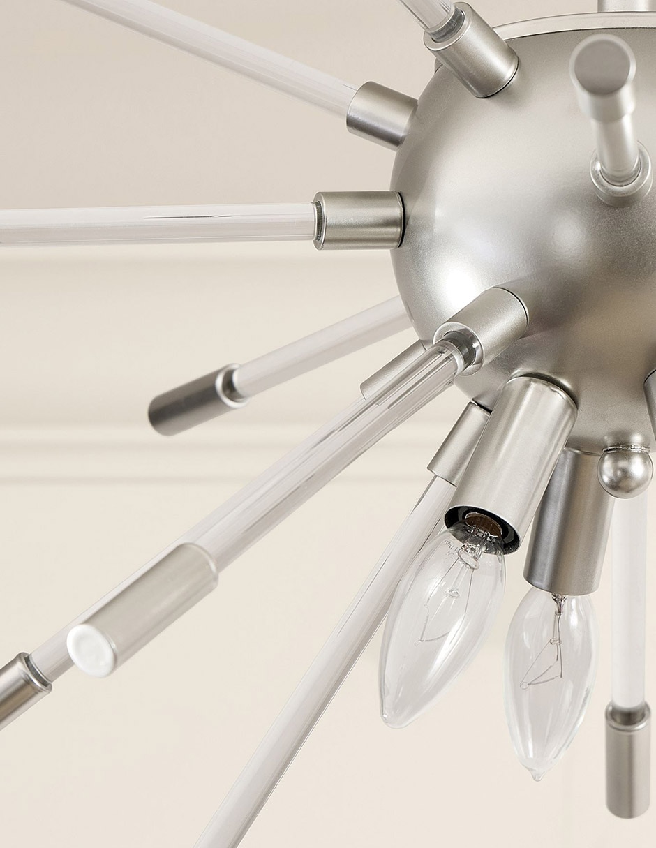Lámpara incandescente y led Rod Flush Mount 3