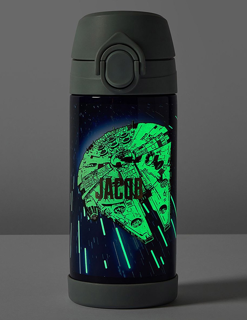 Termo de acero inoxidable Millennium Falcon con tapa rosca 355 ml 4