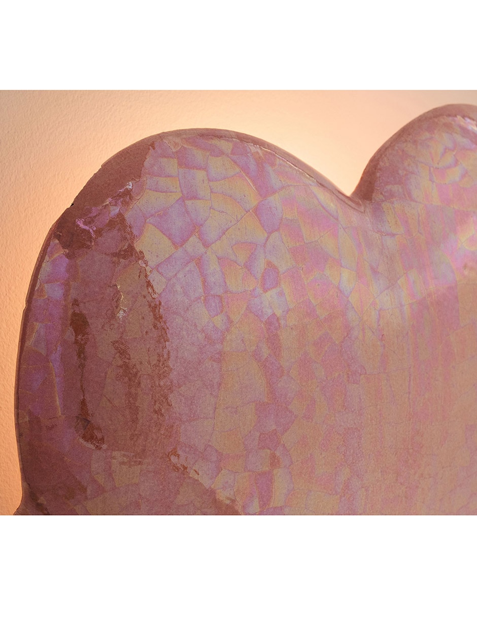 Set figura decorativa de corazón Heart de cerámica