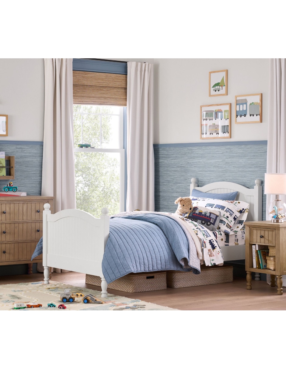 Cama Catalina de madera individual