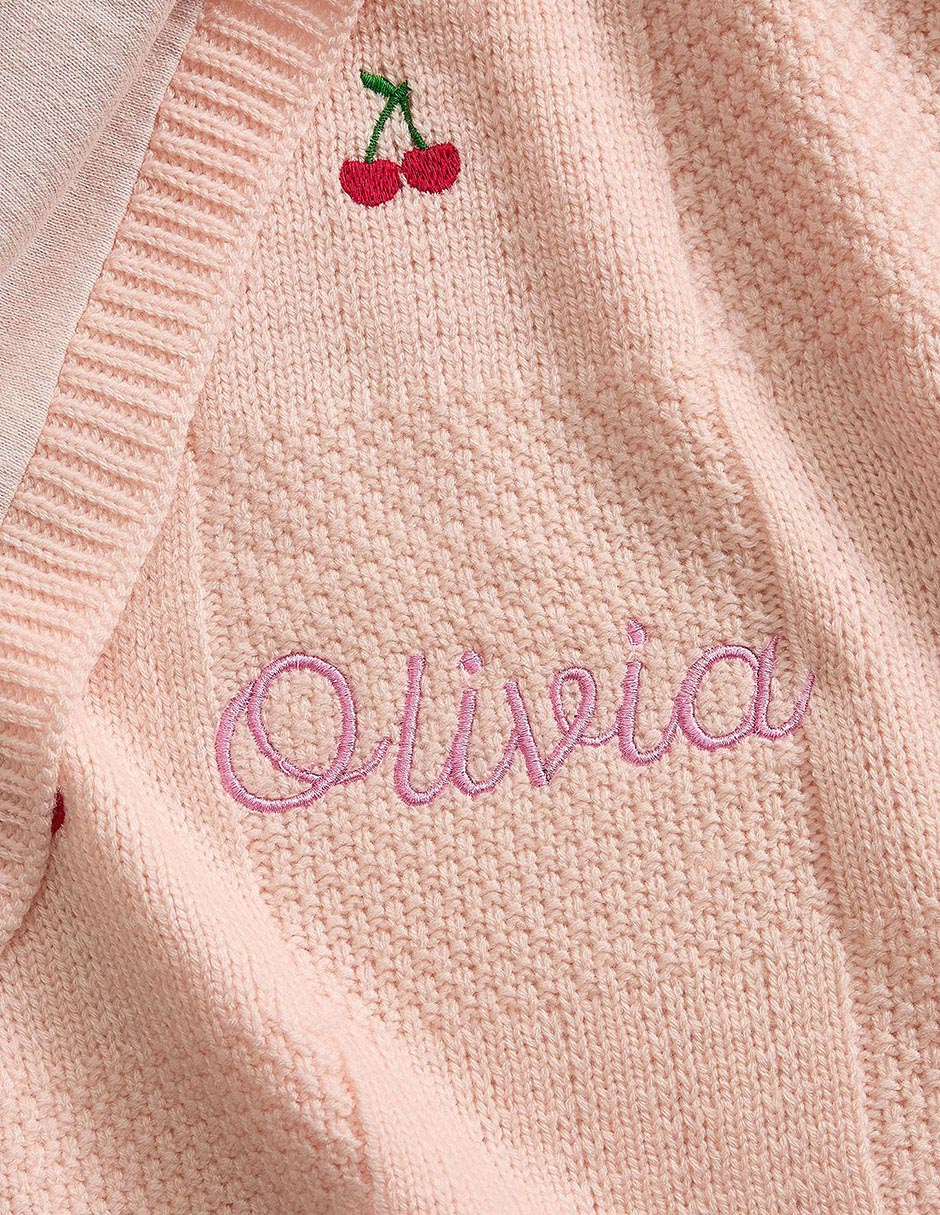 Cobija de tejido de punto Cherries unisex 3
