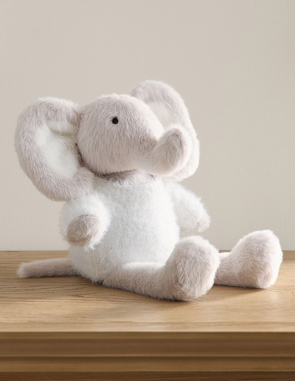 Peluche de elefante luxe baby de 21 cm 1