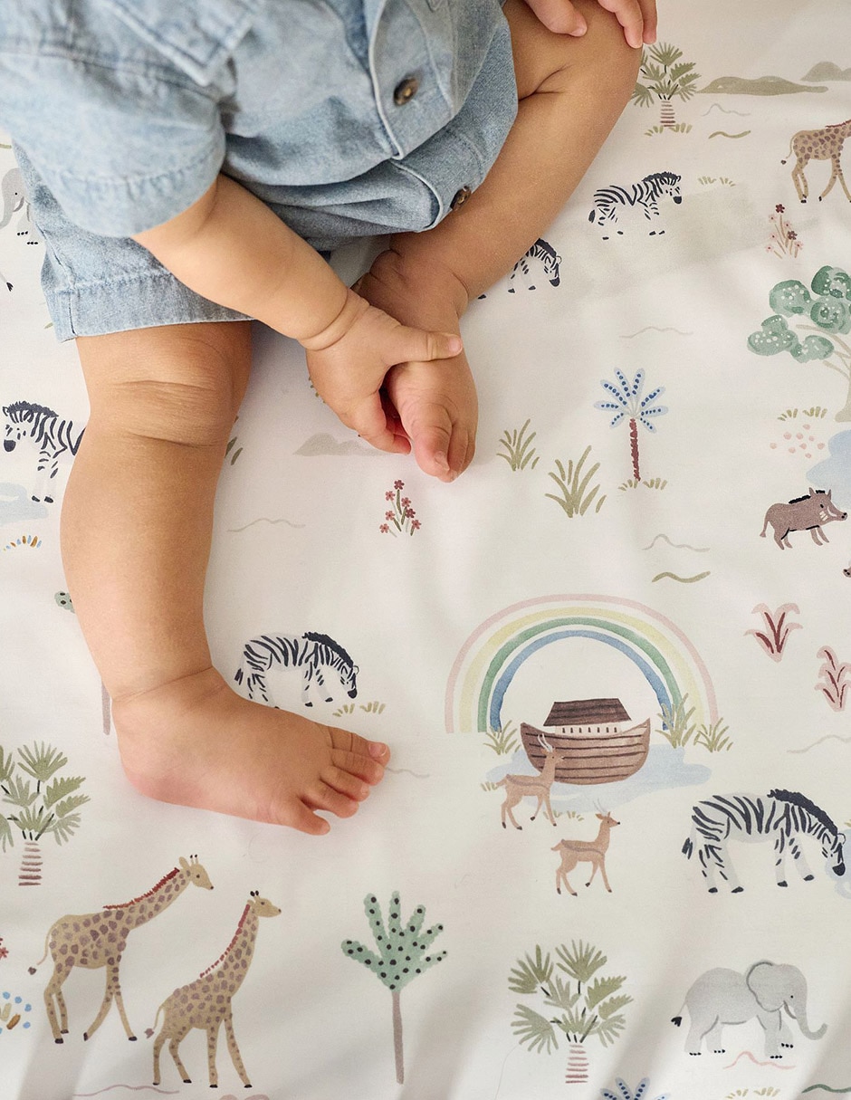 Cobija de tejido plano Noah’s Ark
