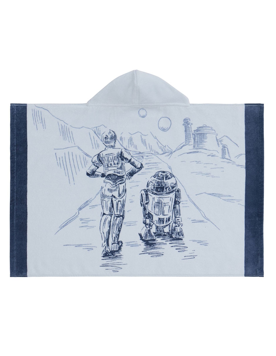 Toalla con gorro Star Wars de algodón 1