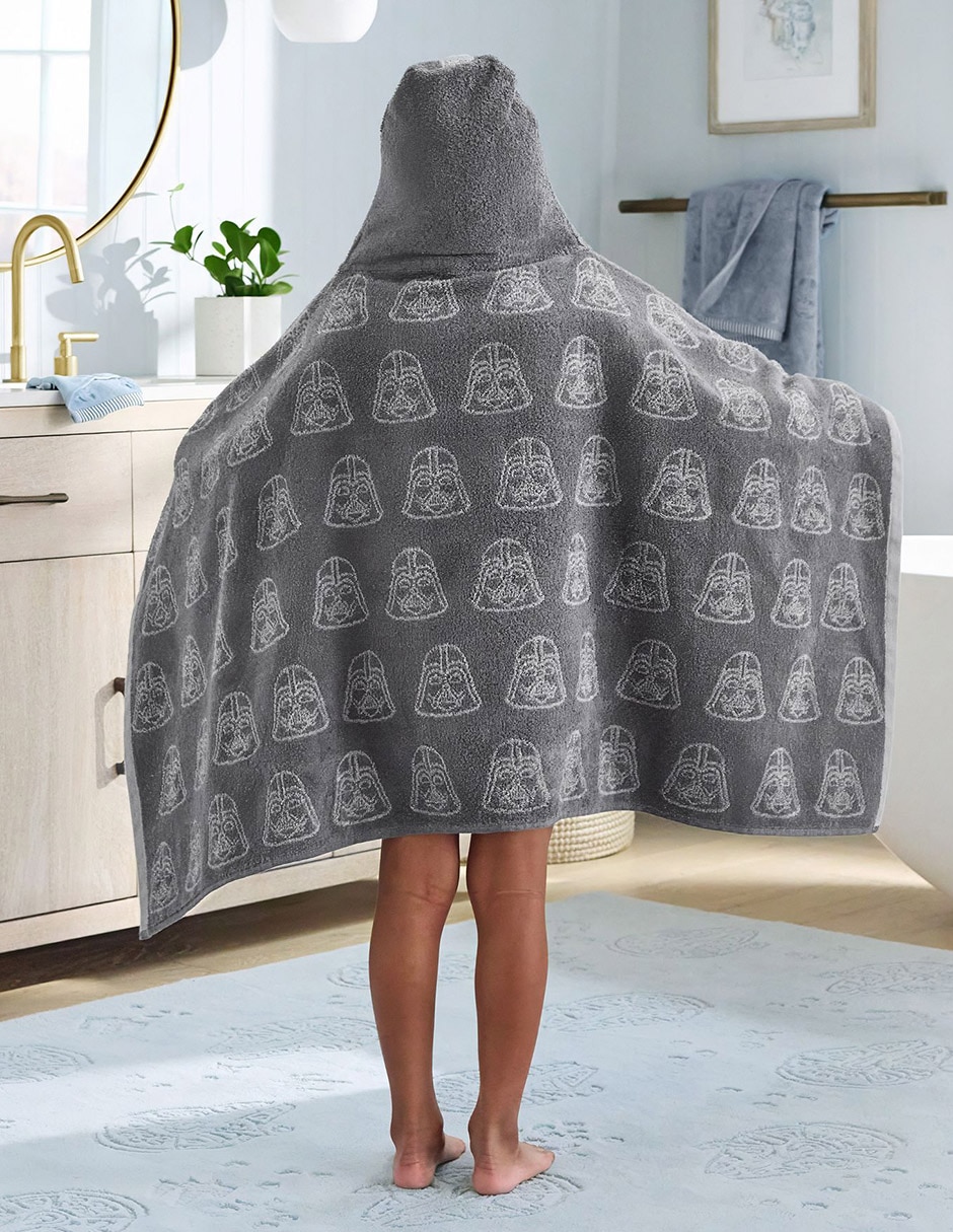 Toalla con gorro Star Wars Darth Vader de algodón infantil