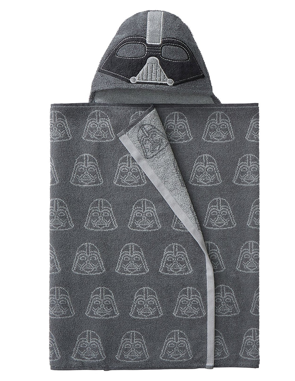 Toalla con gorro Star Wars Darth Vader de algodón infantil