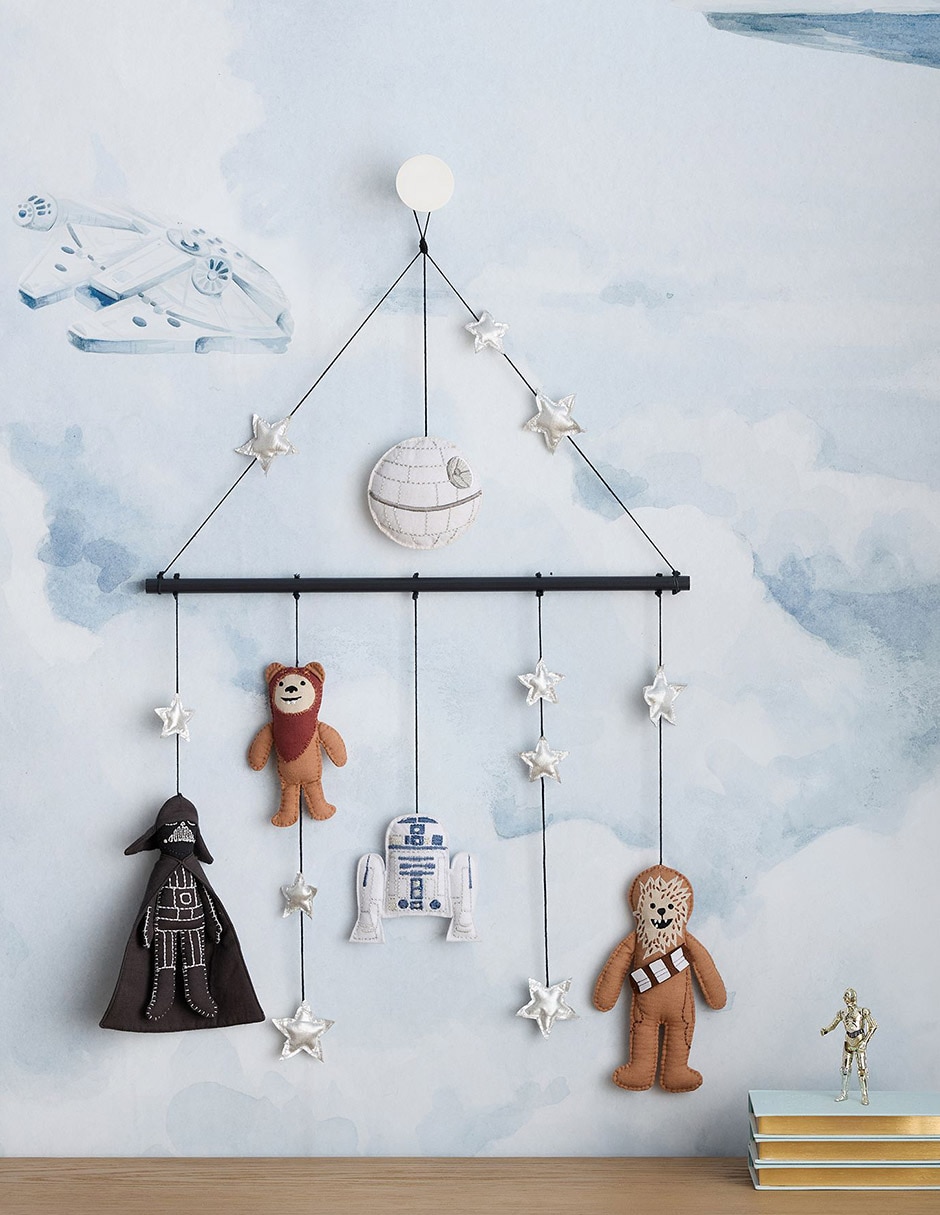 Figura decorativa de casa Star Wars de algodón