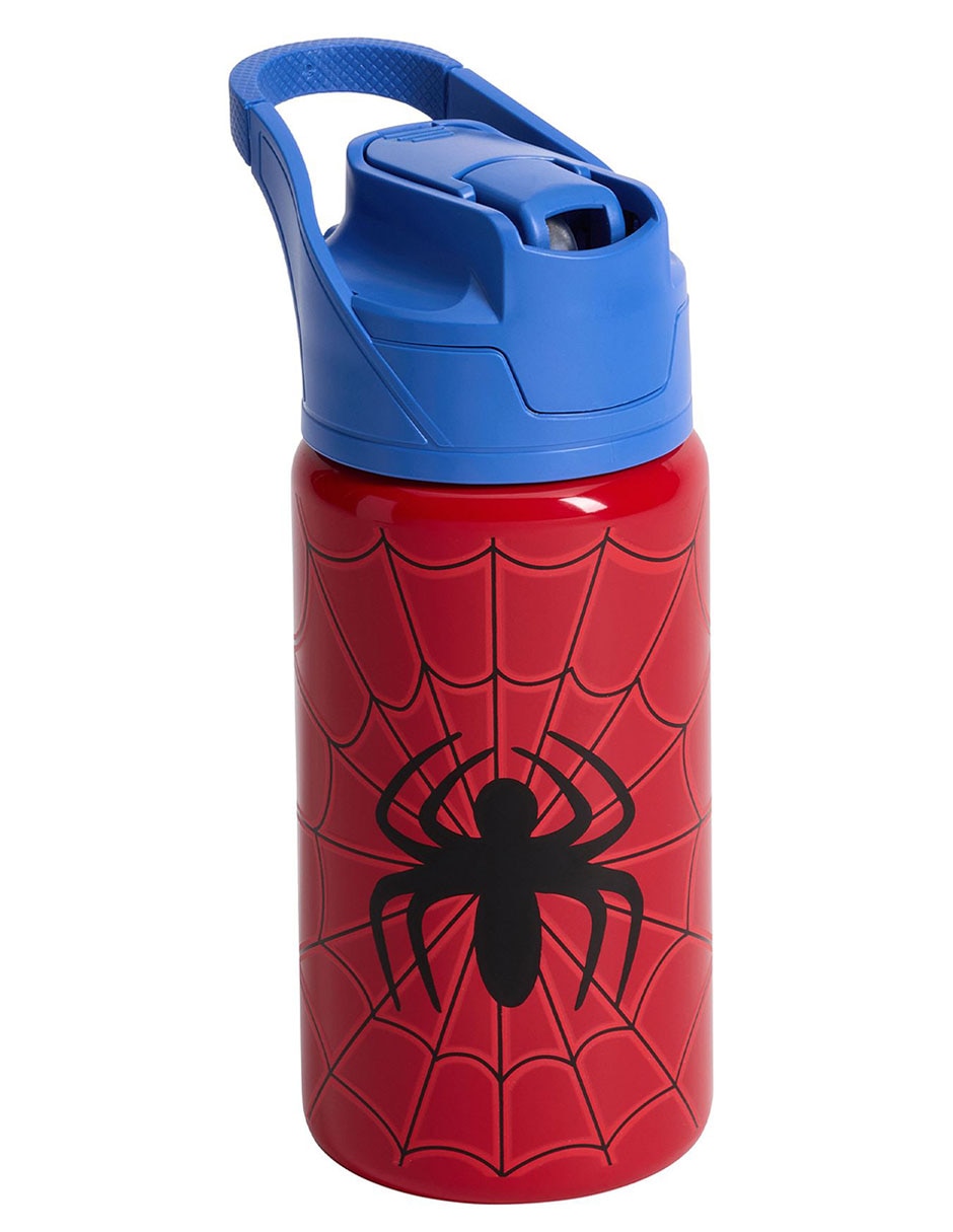 Termo de acero inoxidable Mackenzie con tapa push pull 444 ml
