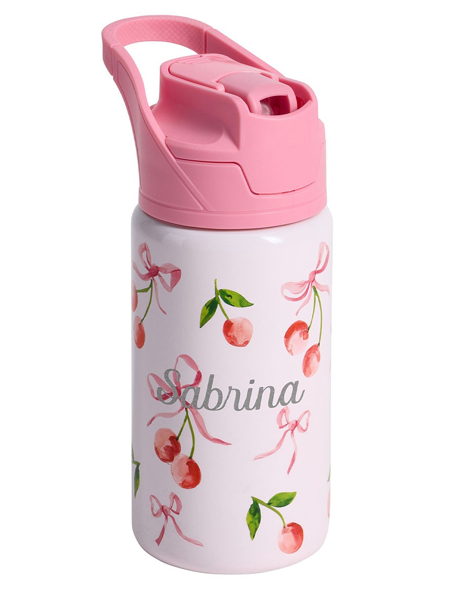 Termo de acero inoxidable con tapa a presión 444 ml