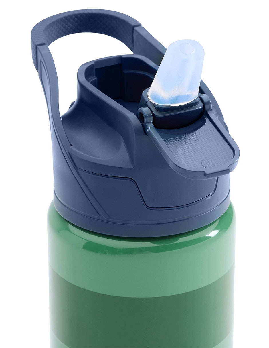 Termo de acero inoxidable Mackenzie con tapa a presión 444 ml