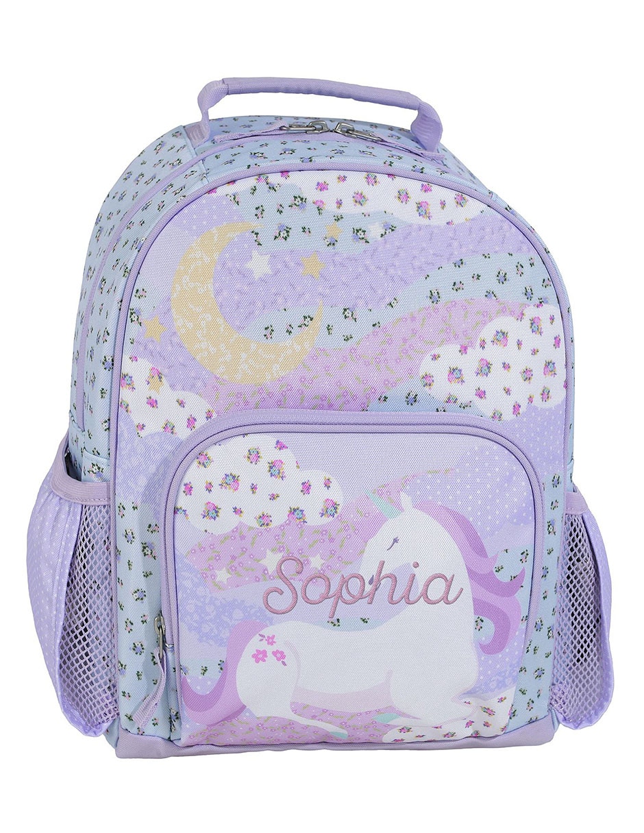 Mochila escolar Mackenzie Unicorn Florals para niña 1