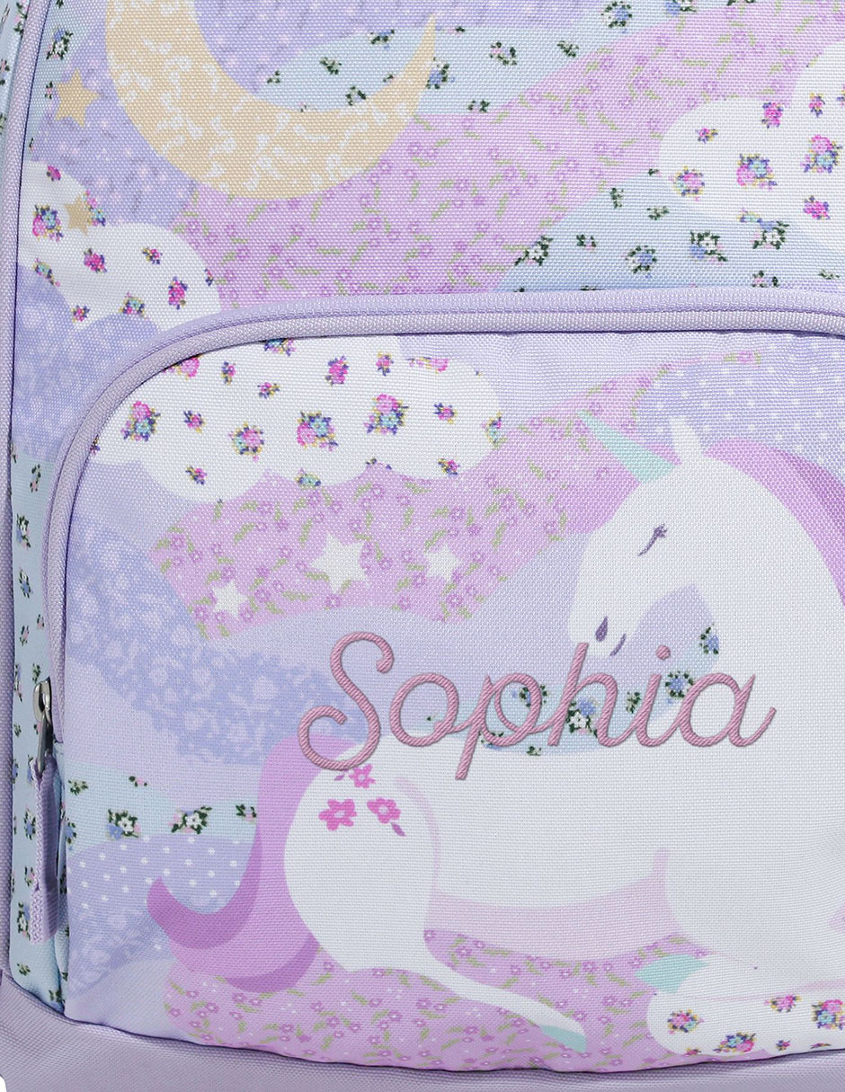 Mochila escolar Mackenzie Unicorn Florals para niña