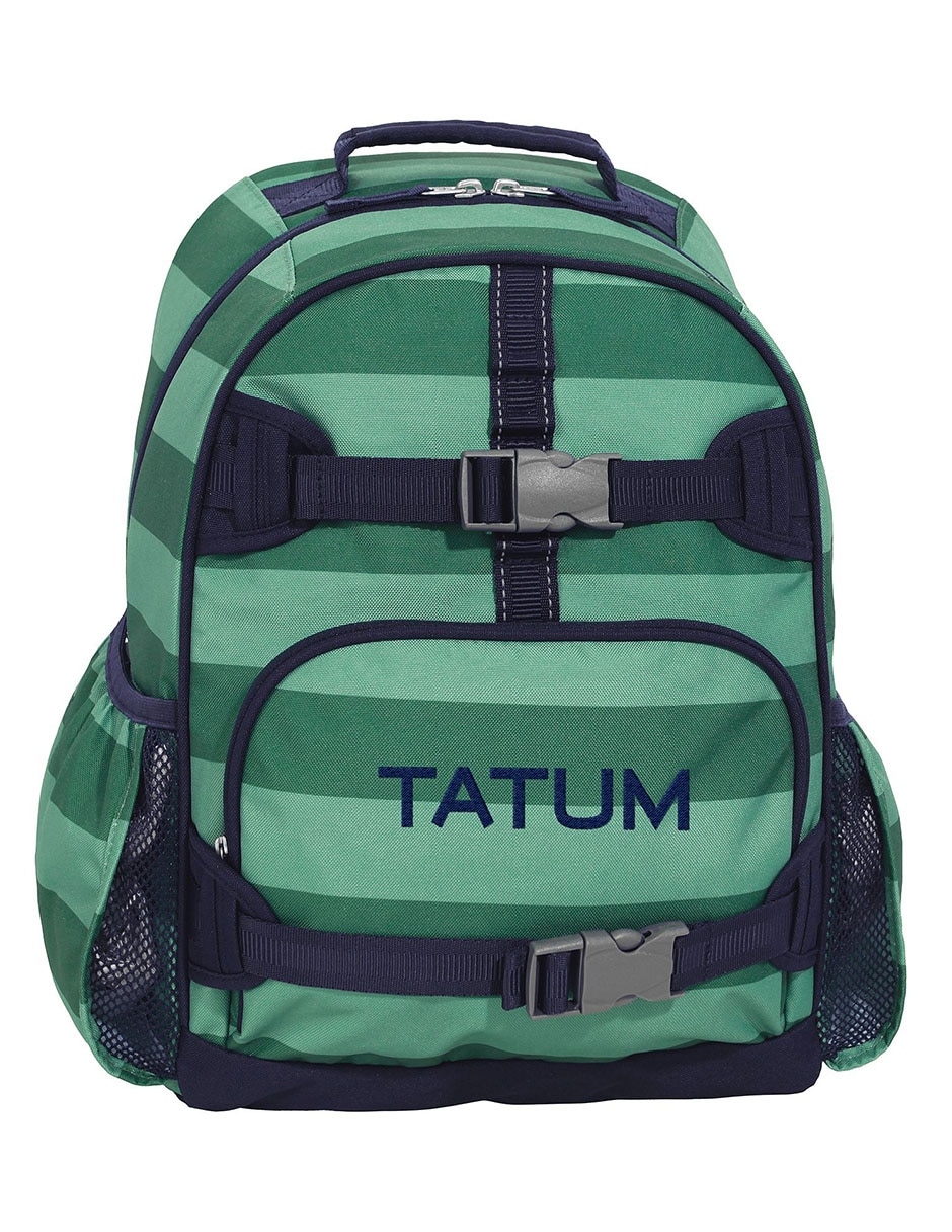 Mochila casual Mackenzie Green Stripe para niño 1