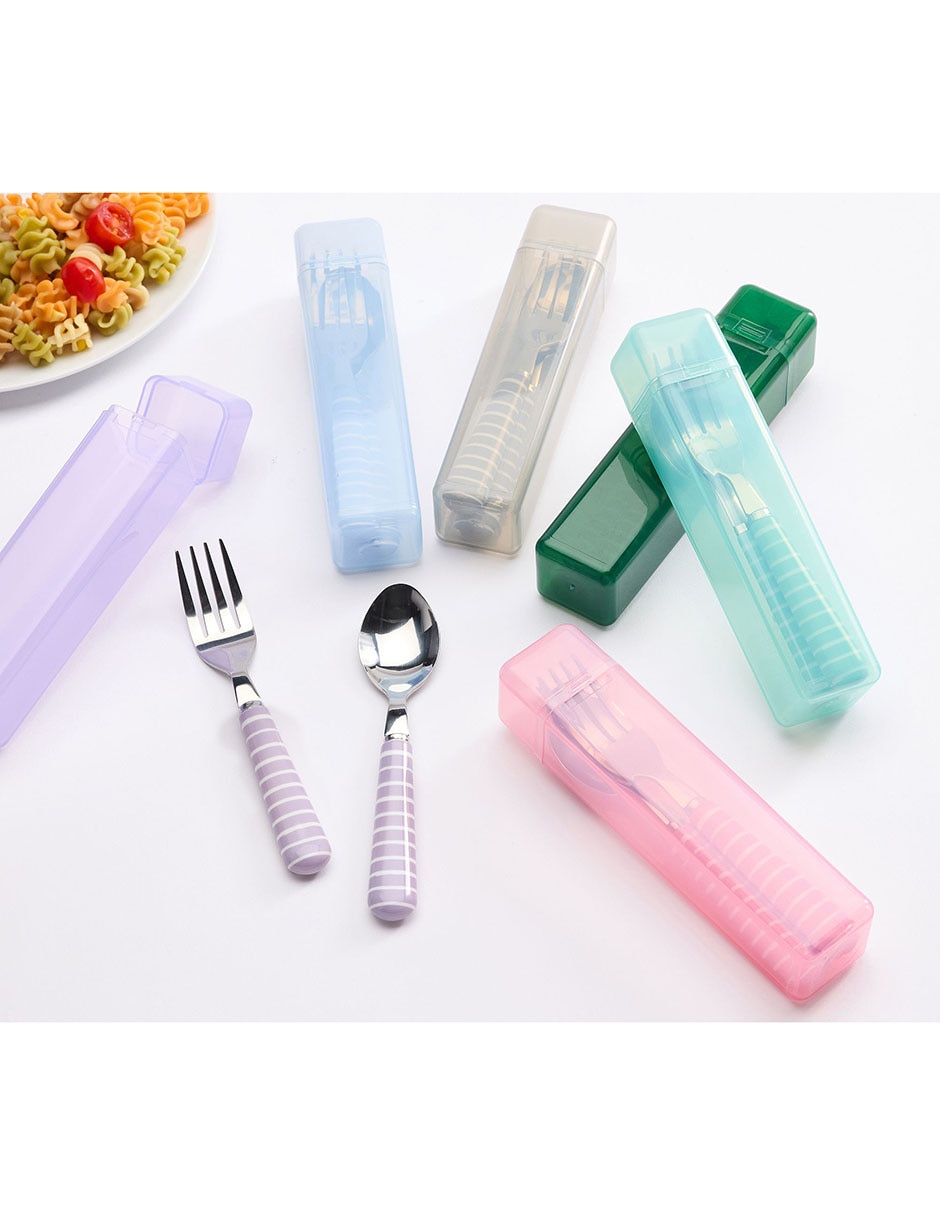 Set cubiertos Basic de acero inoxidable 3 piezas