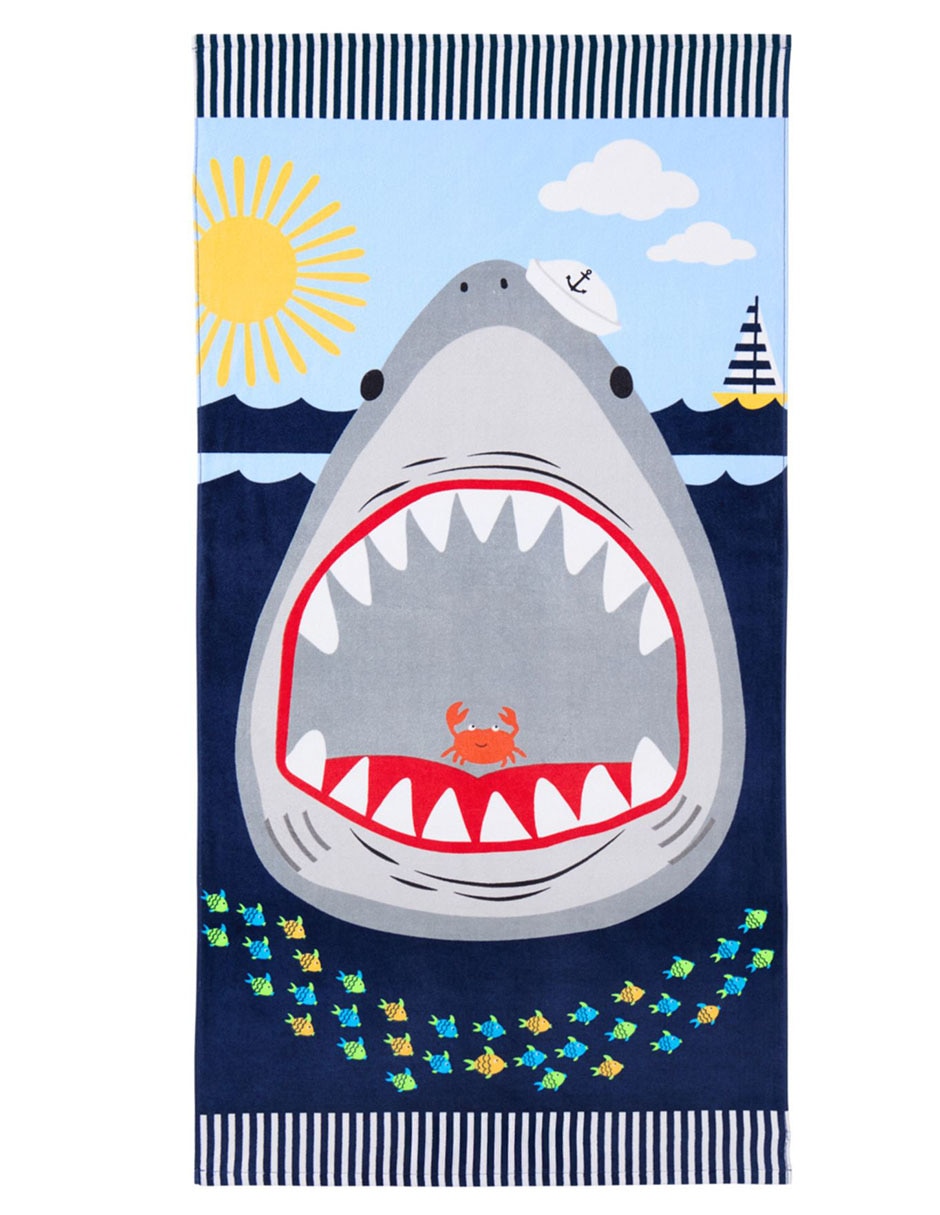 Toalla Shark Face de algodón 1
