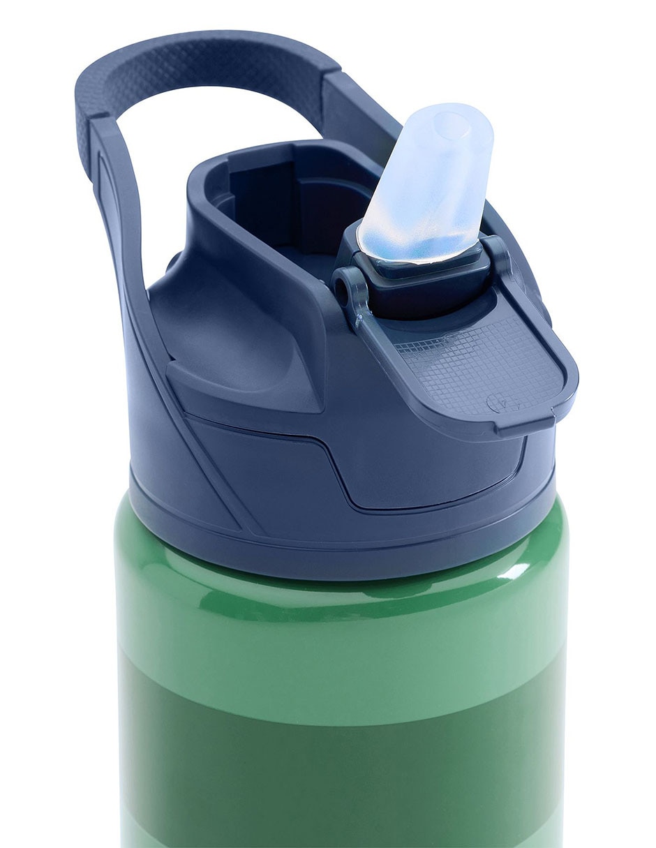 Termo de acero inoxidable Mackenzie con tapa a presión 651 ml