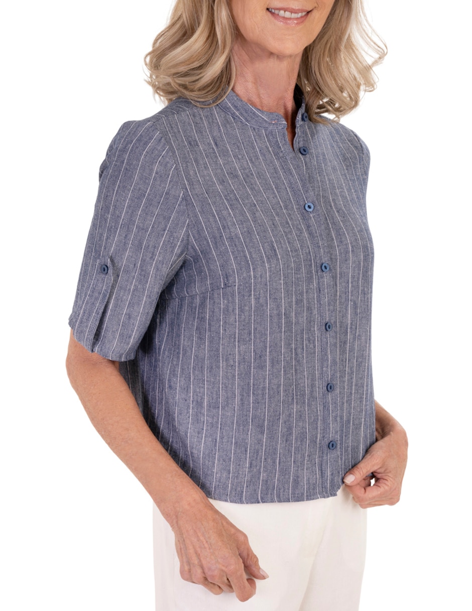 Blusa manga 3/4 para mujer 7