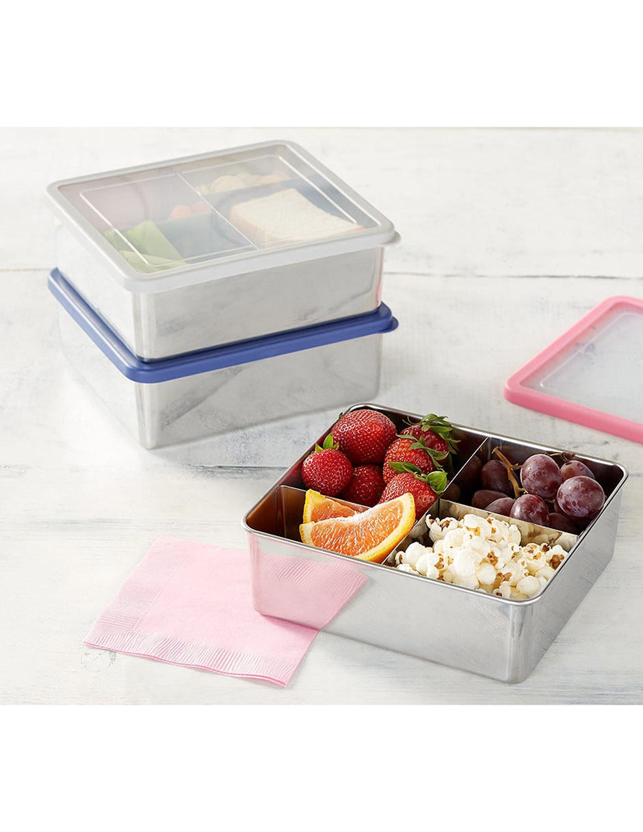 Recipiente térmico de acero inoxidable Spencer con tapa a presión 1.7 L