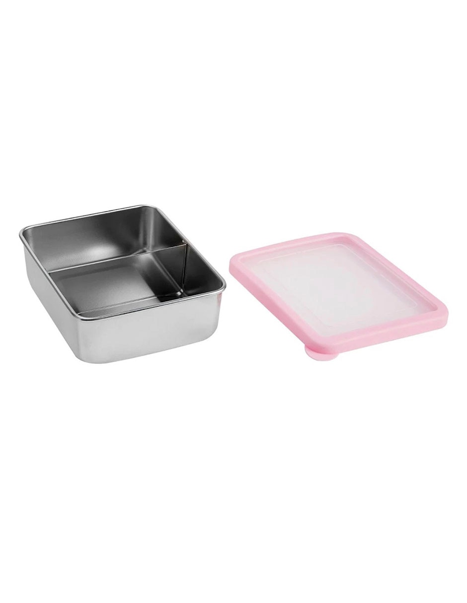 Recipiente térmico de acero inoxidable con tapa a presión