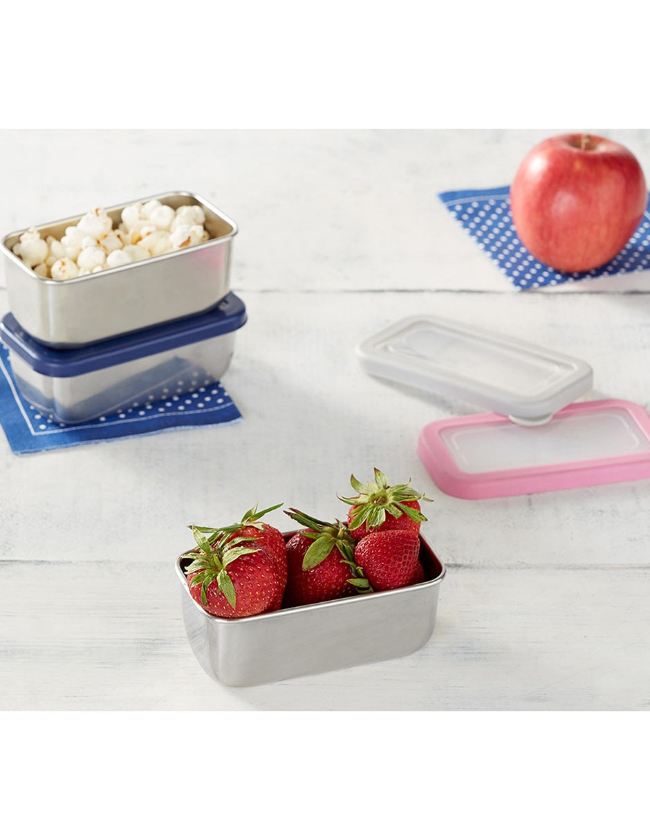 Recipiente térmico de acero inoxidable Spencer con tapa a presión 798 ml