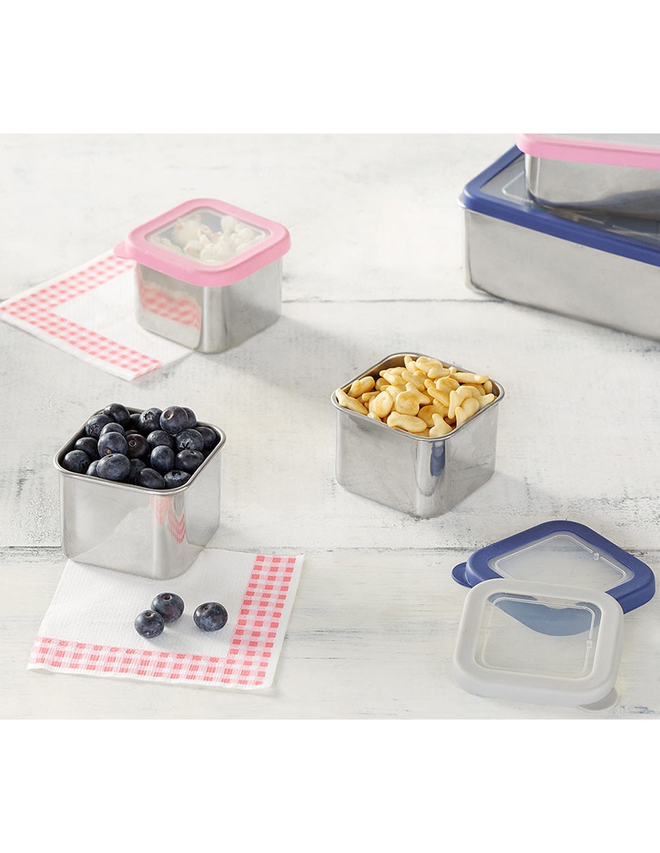 Recipiente térmico de acero inoxidable Spencer con tapa a presión 295 ml