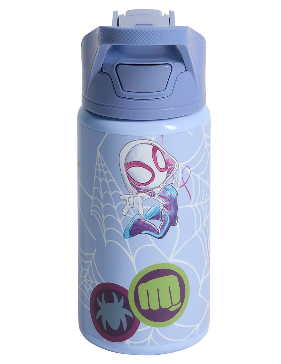 Termo de acero inoxidable Spidey con tapa rosca 443 ml 4