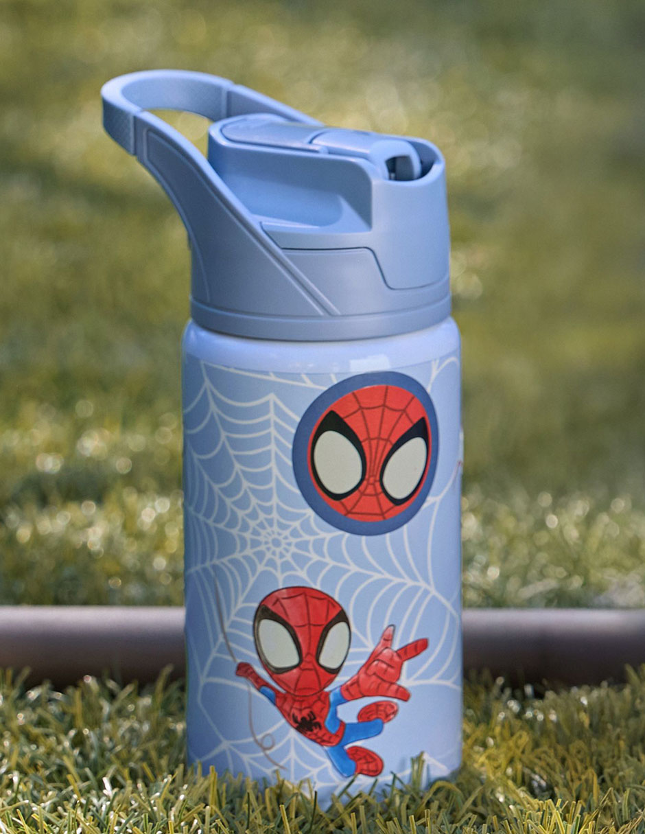 Termo de acero inoxidable Spidey con tapa rosca 443 ml 2