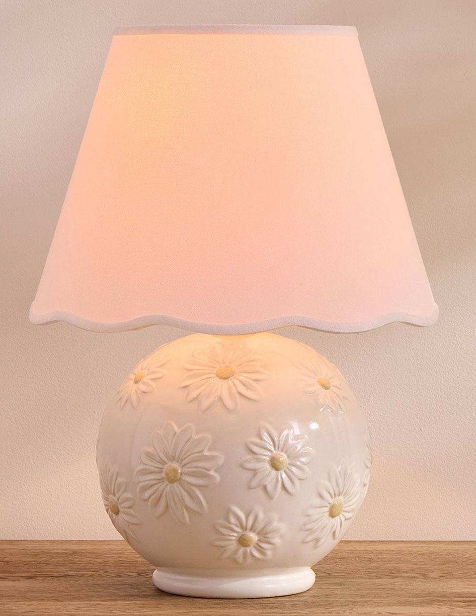 Lámpara de mesa blanca Daisy 1