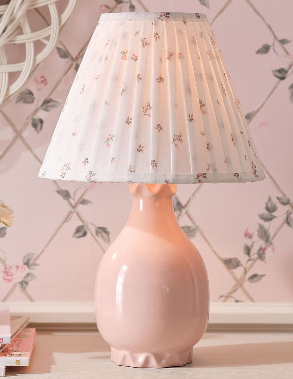 Lámpara de mesa Bria Hammel Rosey Ruffle 1