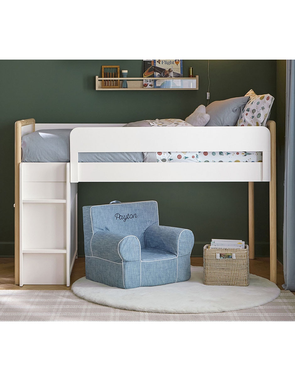 Cama Avery de madera individual 5